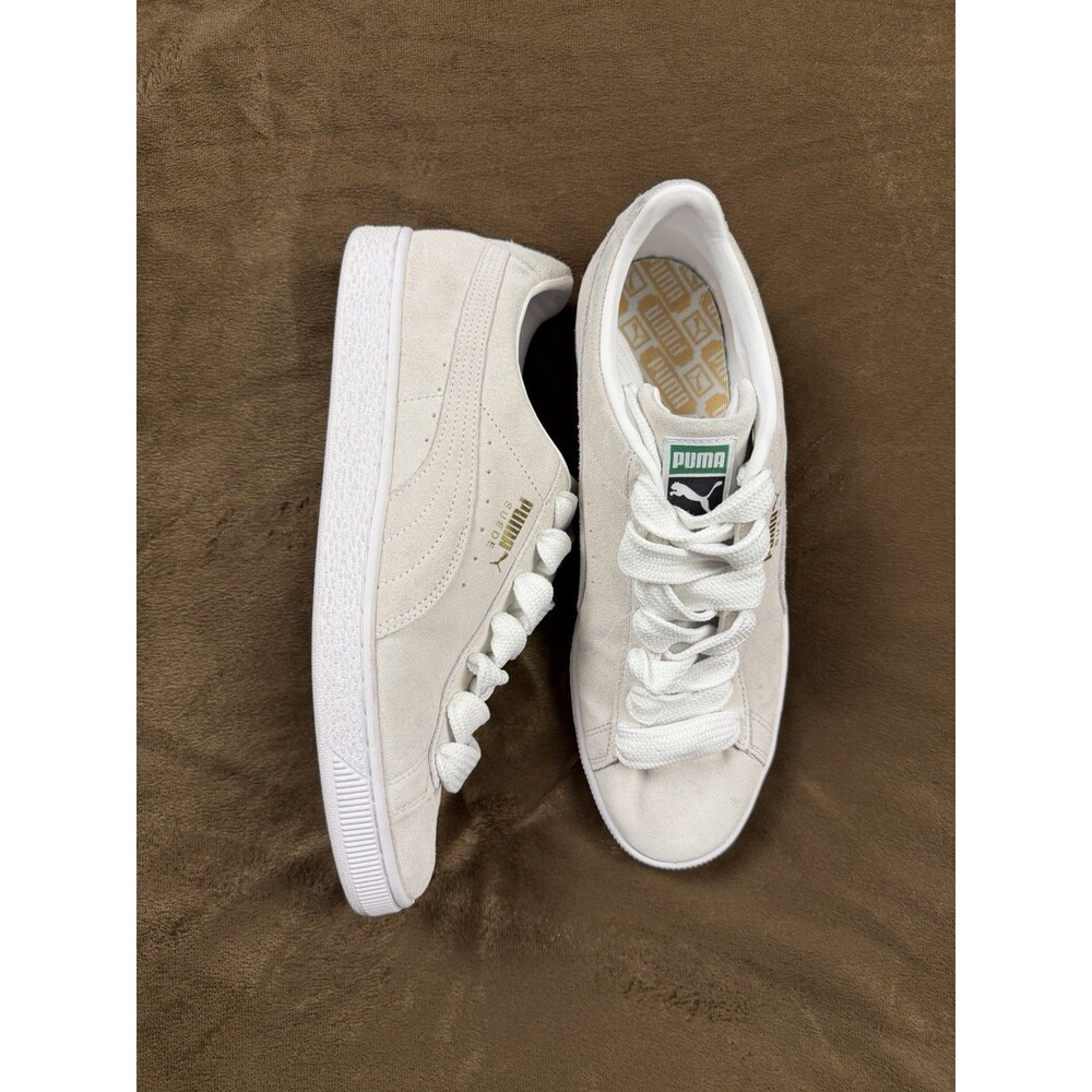 PUMA Suede 374915-03 Men's Leather Sneakers White US 12
